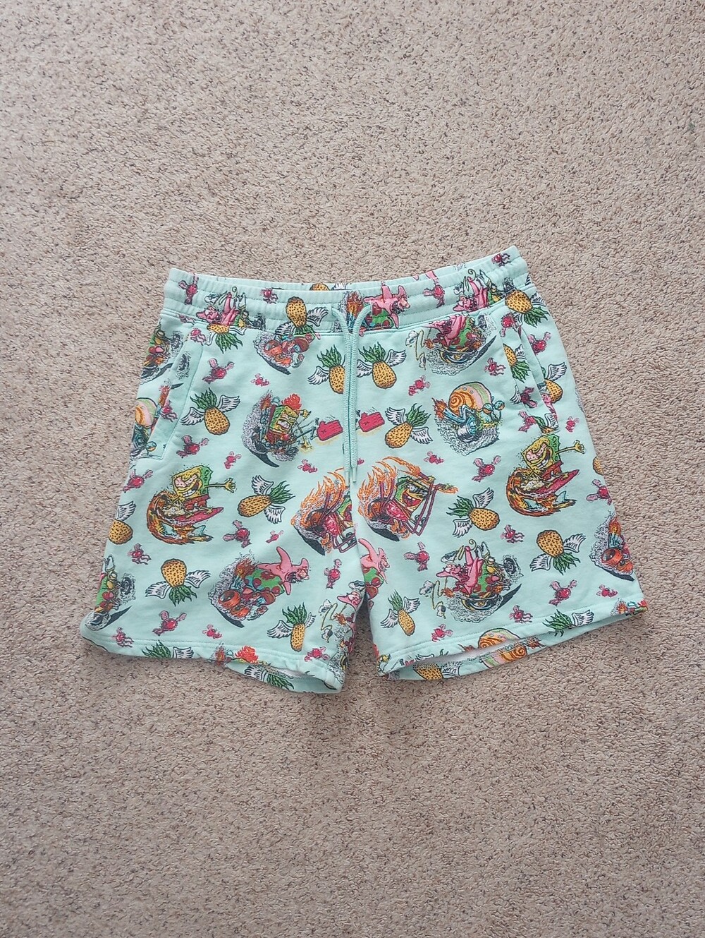 H&M × SpongeBob SquarePants Graphic Shorts Men's Size Small